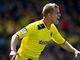 Mat�j Vydra v dresu Watfordu.