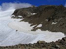 Similaun (3606 m) od chaty Similaun H�tte (3019 m)