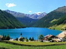 Přehradní nádrž Stausee Vernagt Přehradní nádrž Stausee Vernagt