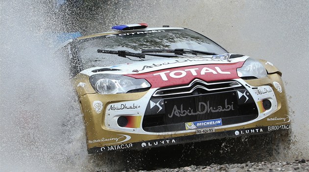 Sebastien Loeb na trati Argentinské rallye. Sebastien Loeb na trati Argentinské rallye.