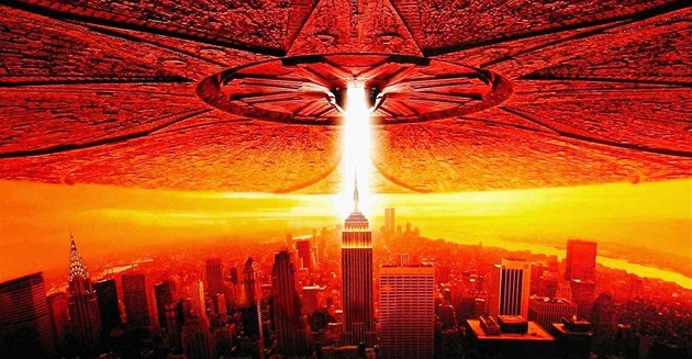 Plakát k filmu Den Nezávislosti z roku 1996 Plakát k filmu Den Nezávislosti z roku 1996