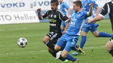 Momentka z utkání fotbalové ligy mezi Baníkem Ostrava a Příbramí. Momentka z utkání fotbalové ligy mezi Baníkem Ostrava a Příbramí.