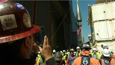 Budova světového obchodního střediska v New Yorku má svou špičku Budova světového obchodního střediska v New Yorku má svou špičku