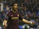 Sergio Ag�ero z Manchesteru City slav� g�l.
