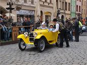 Veteran rallye v Pardubicích odstartovala