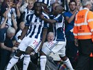 POKAZILI LOU�EN�. Fotbalist� West Bromwiche slav� jeden z g�l� v s�ti United,...