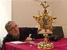 Nově zrestaurovaný relikviář sv. Jana Nepomuckého Nově zrestaurovaný relikviář sv. Jana Nepomuckého