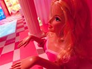 I uvnit� muzea Barbie Dreamhouse je skoro v�echno r��ové.