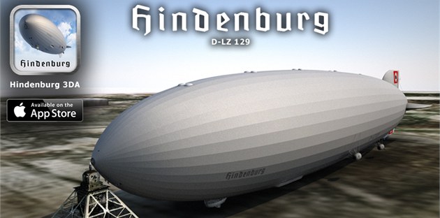 Virtuální model vzducholodi Hindenburg Virtuální model vzducholodi Hindenburg