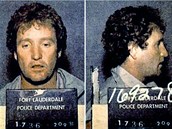 Andre Stander na policejní fotografii. Na snímcích z bezpečnostních kamer... Andre Stander na policejní fotografii. Na snímcích z bezpečnostních kamer...