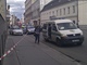 Policie vyšetřuje nehodu v brněnské ulici Cejl. Řidič tam vjel na chodník a