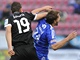Václav Koutný (vpravo) z Olomouce je faulován plzeňským Janem Kovaříkem, který