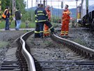 U Nepomuku v pondělí večer vykolejila lokomotiva rychlíku. Nehoda se obešla bez U Nepomuku v pondělí večer vykolejila lokomotiva rychlíku. Nehoda se obešla bez