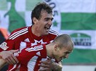 Kenan Kara�uz (naho�e) a Martin Kotyza slav� g�l �i�kova.