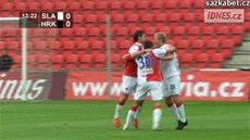 29.kolo fotbalové ligy: Slavia - Hr.Králové 3:0 29.kolo fotbalové ligy: Slavia - Hr.Králové 3:0