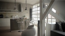 Rekonstrukce půdního bytu na luxusní mezonet Rekonstrukce půdního bytu na luxusní mezonet
