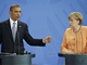 Americk� prezident Barack Obama jednal p�i sv� n�v�t�v� Berl�na s n�meckou