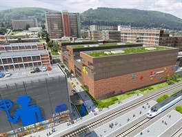 Obchodní centrum Fabrika v budoucnu bude mít velmi výhodou polohu, hned vedle... Obchodní centrum Fabrika v budoucnu bude mít velmi výhodou polohu, hned vedle...