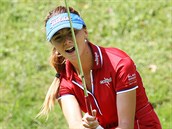 Česká golfistka Klára Spilková na turnaji Pilsen Golf Masters 2013, akci série... Česká golfistka Klára Spilková na turnaji Pilsen Golf Masters 2013, akci série...