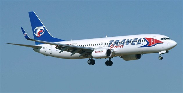 Boeing 737 společnosti Travel Service Boeing 737 společnosti Travel Service
