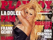 Pamela Andersonová na obálce časopisu Playboy pro leden roku 2011 Pamela Andersonová na obálce časopisu Playboy pro leden roku 2011