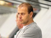 Trenér českobudějovických hokejistů Radek Bělohlav Trenér českobudějovických hokejistů Radek Bělohlav