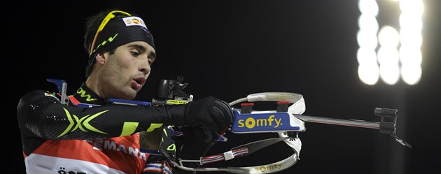PAN SMOLAŘ. Francouzský biatlonista Martin Fourcade ztratil zpackanou střelbou PAN SMOLAŘ. Francouzský biatlonista Martin Fourcade ztratil zpackanou střelbou