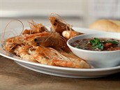 krevety s chilli omáčkou krevety s chilli omáčkou