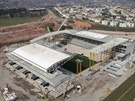 SAO PAULO Nedostavěná Arena Corinthians v Sao Paulu. SAO PAULO Nedostavěná Arena Corinthians v Sao Paulu.