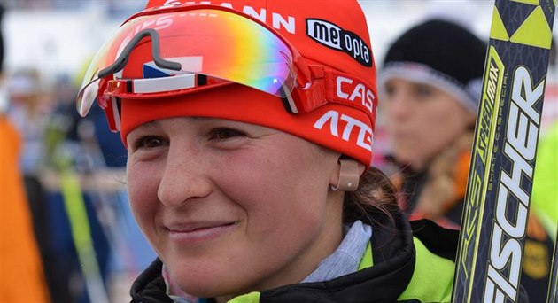 ÚSMĚV. Veronika Vítková měla v Hochfilzenu důvod ke spokojenosti, ve sprintu... ÚSMĚV. Veronika Vítková měla v Hochfilzenu důvod ke spokojenosti, ve sprintu...