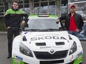 SOUBOJ ŠKODOVEK. Indický jezdec Gaurav Gill (vpravo) se bude utkávat s Janem SOUBOJ ŠKODOVEK. Indický jezdec Gaurav Gill (vpravo) se bude utkávat s Janem