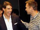 SRANDA. Španělský tenista Rafael Nadal se směje na ukrajinského fotbalistu... SRANDA. Španělský tenista Rafael Nadal se směje na ukrajinského fotbalistu...