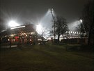 PŘED VELKÝM ZÁPASEM. Stadion ve Štruncových sadech už je připravený na zápas... PŘED VELKÝM ZÁPASEM. Stadion ve Štruncových sadech už je připravený na zápas...