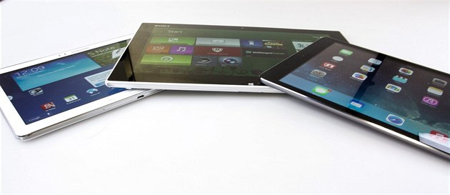 Zástupci jednotlivých tabletových platforem: Android - Samsung Galaxy Note 10.1... Zástupci jednotlivých tabletových platforem: Android - Samsung Galaxy Note 10.1...