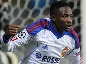 Nigerijský útočník Ahmed Musa z CSKA Moskva se raduje z gólu, který vstřelil v... Nigerijský útočník Ahmed Musa z CSKA Moskva se raduje z gólu, který vstřelil v...