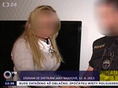 Záznam ze zatýkání Jany Nagyové Záznam ze zatýkání Jany Nagyové