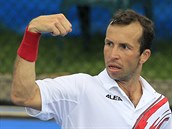 Radek Štěpánek na turnaji v Sydney. Radek Štěpánek na turnaji v Sydney.