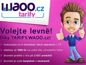 Porovnejte si tarify a volejte levněji díky srovnávači Tarify.WAOO.cz Porovnejte si tarify a volejte levněji díky srovnávači Tarify.WAOO.cz