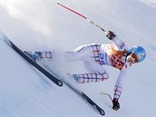Česká reprezentantka Klára Křížová skončila v olympijském sjezdu jedenadvacátá.... Česká reprezentantka Klára Křížová skončila v olympijském sjezdu jedenadvacátá....
