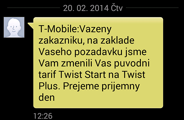 Předplacená služba Twist Plus Předplacená služba Twist Plus