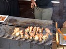 Africké speciality na grilu Mama Africa ve dvorské zoo. Africké speciality na grilu Mama Africa ve dvorské zoo.
