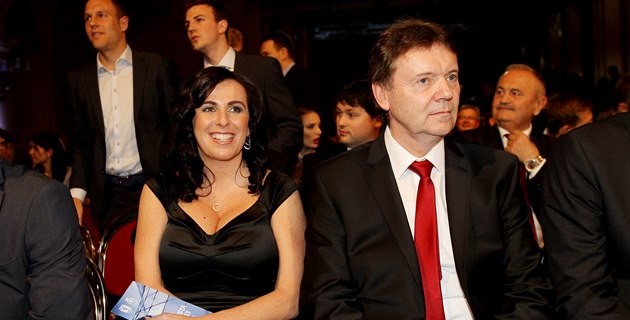 Dagmar Damková a Roman Berbr na vyhlášení ankety Fotbalista roku. Dagmar Damková a Roman Berbr na vyhlášení ankety Fotbalista roku.
