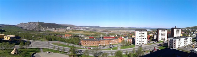 Železnorudný důl LKAB ve švédském hornickém městečku Kiruna (červen 2013) Železnorudný důl LKAB ve švédském hornickém městečku Kiruna (červen 2013)