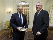 Zeman se setkal v Lánech s Tonym Blairem, řešili EU i Ukrajinu (8. března) Zeman se setkal v Lánech s Tonym Blairem, řešili EU i Ukrajinu (8. března)