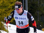Běžec na lyžích Lukáš Bauer v závodě SP na 50 kilometrů klasicky v Oslu. Běžec na lyžích Lukáš Bauer v závodě SP na 50 kilometrů klasicky v Oslu.
