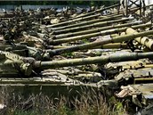Více než čtyři stovky mlčenlivých, ale pořád výhružných vraždících obrů... Více než čtyři stovky mlčenlivých, ale pořád výhružných vraždících obrů...