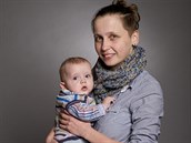 Kristýna se synem Kristýna se synem