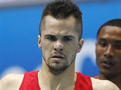Jakub Holuša (vlevo) v rozběhu na 1500 metrů na halovém MS v Sopotech. Jakub Holuša (vlevo) v rozběhu na 1500 metrů na halovém MS v Sopotech.