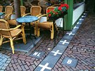 Hranice mezi Nizozemskem a Belgií ve městě Baarle Hranice mezi Nizozemskem a Belgií ve městě Baarle