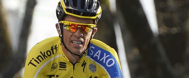 Španělský cyklista Alberto Contador Španělský cyklista Alberto Contador
